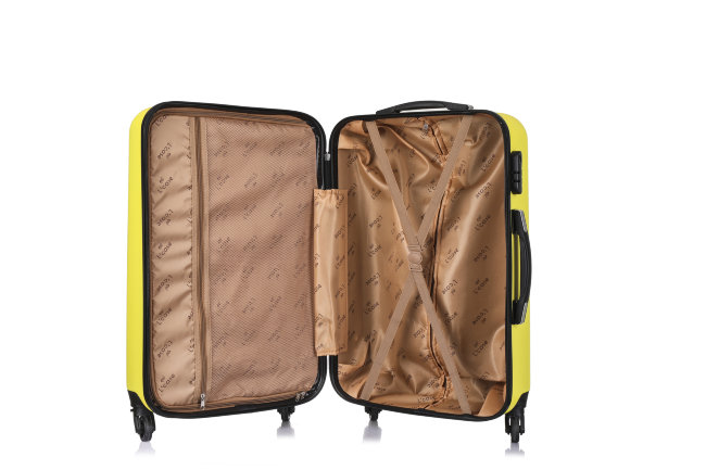 Чемодан Патая желтый