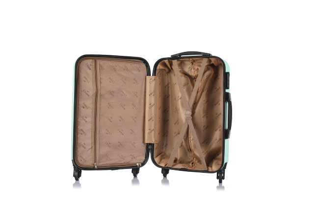 Чемодан Краби S мятный