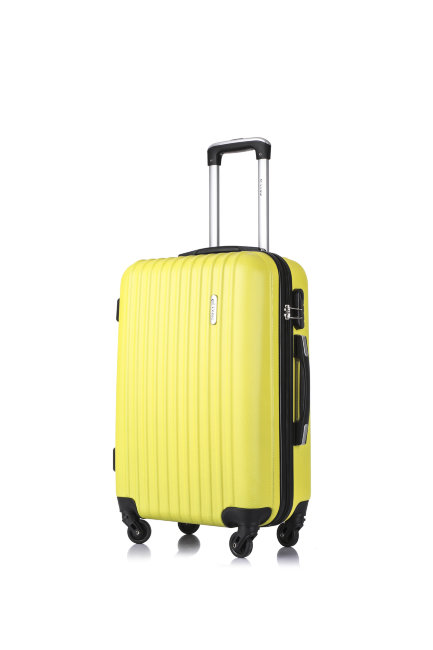 Чемодан Краби М желтый