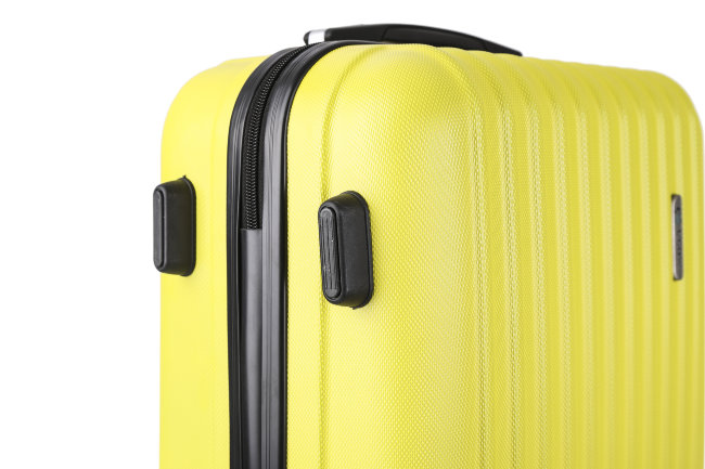 Чемодан Краби М желтый