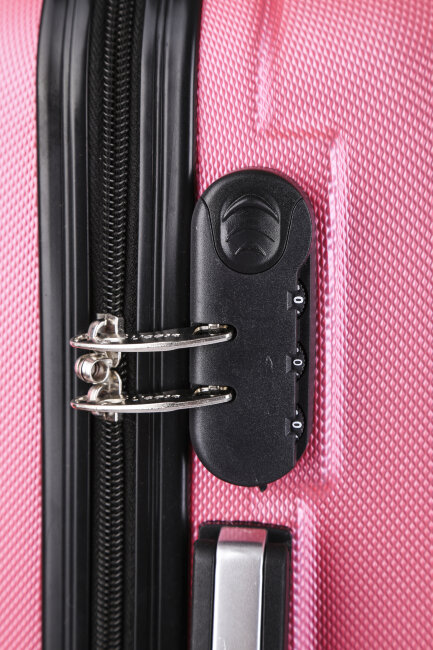 Чемодан Краби L розовый