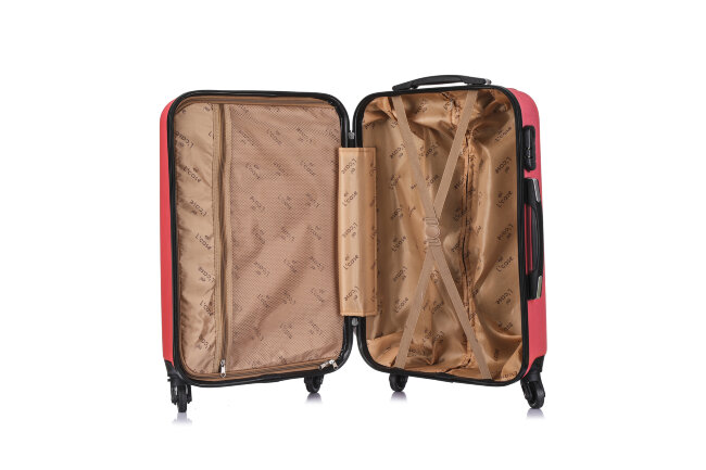 Чемодан Краби L розовый