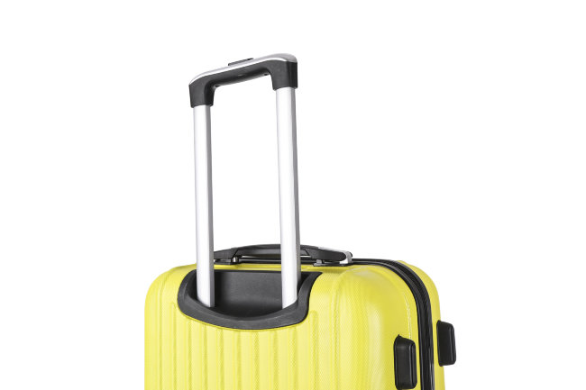 Чемодан Краби L желтый