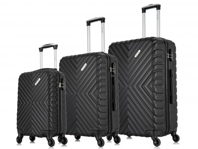 Чемодан New-Delhi L черный 