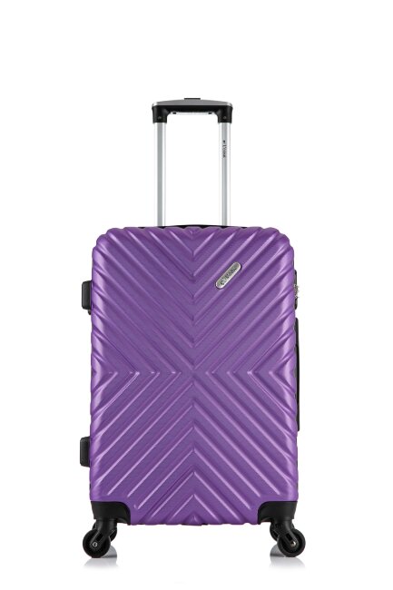 Чемодан  New-Dehli М фиолетовый
