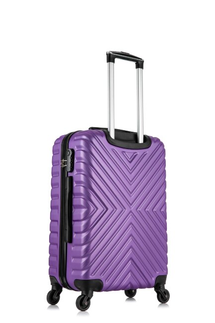 Чемодан  New-Dehli М фиолетовый