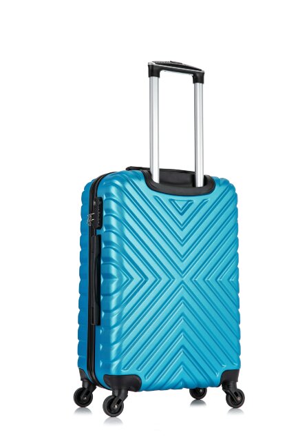 Чемодан  New-Dehli М светло-синий