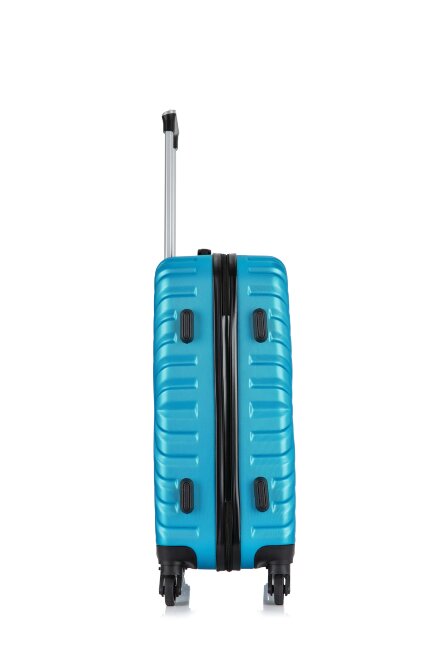 Чемодан  New-Dehli М светло-синий