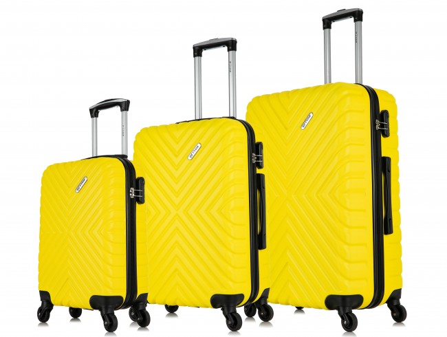 Чемодан Нью-Дели S желтый