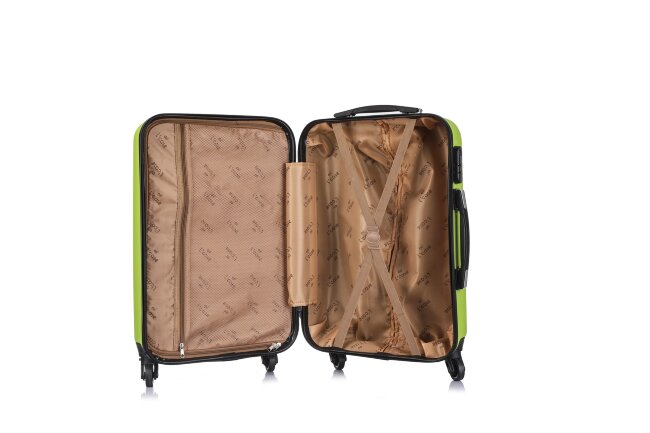 Чемодан Краби S зелёный