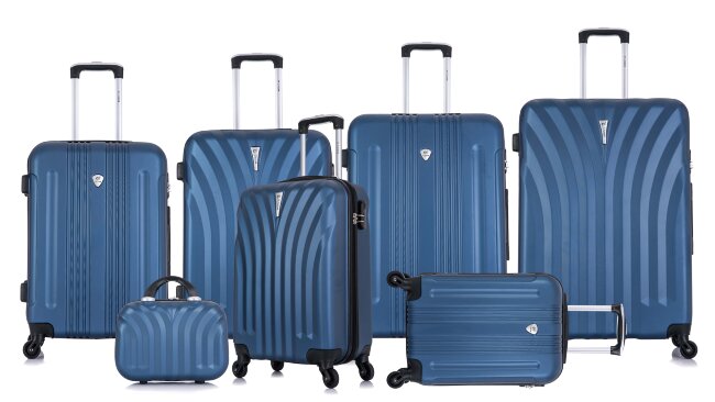 Чемодан Пхукет L+ темно-синий